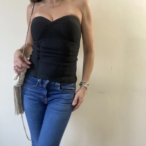 Guess Y2K Body-Con Strapless Tube Top 🖤🖤 - Picture 14 of 16